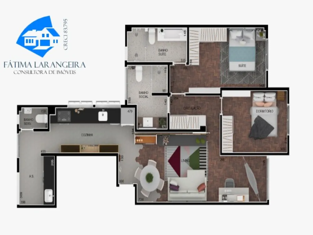 Apartamento, 2 quartos, 83 m² - Foto 6