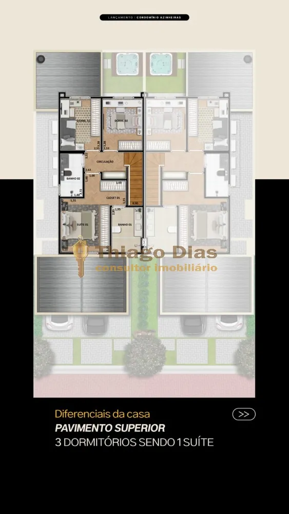 Casa, 3 quartos, 141 m² - Foto 9