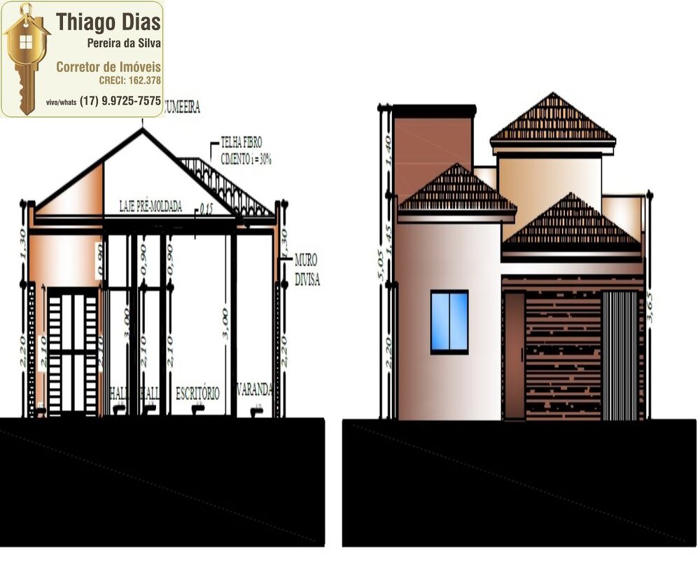 Casa, 3 quartos, 150 m² - Foto 1