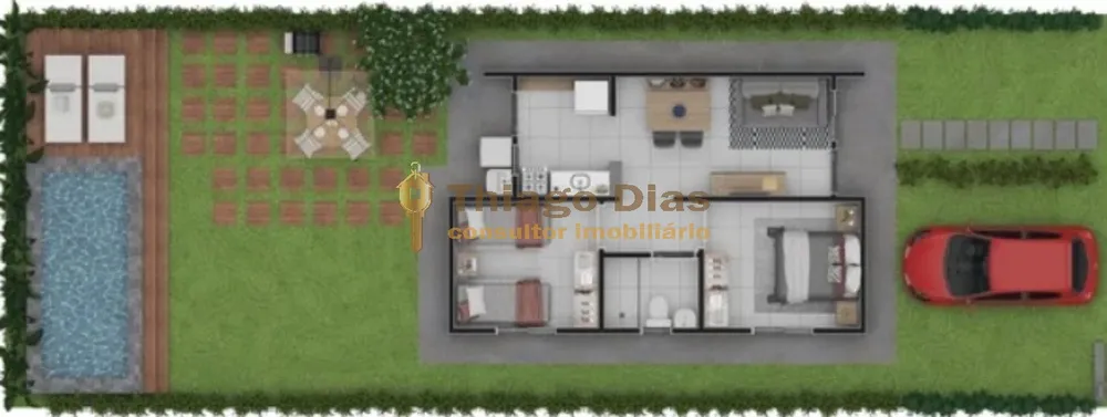 Casa, 2 quartos - Foto 2