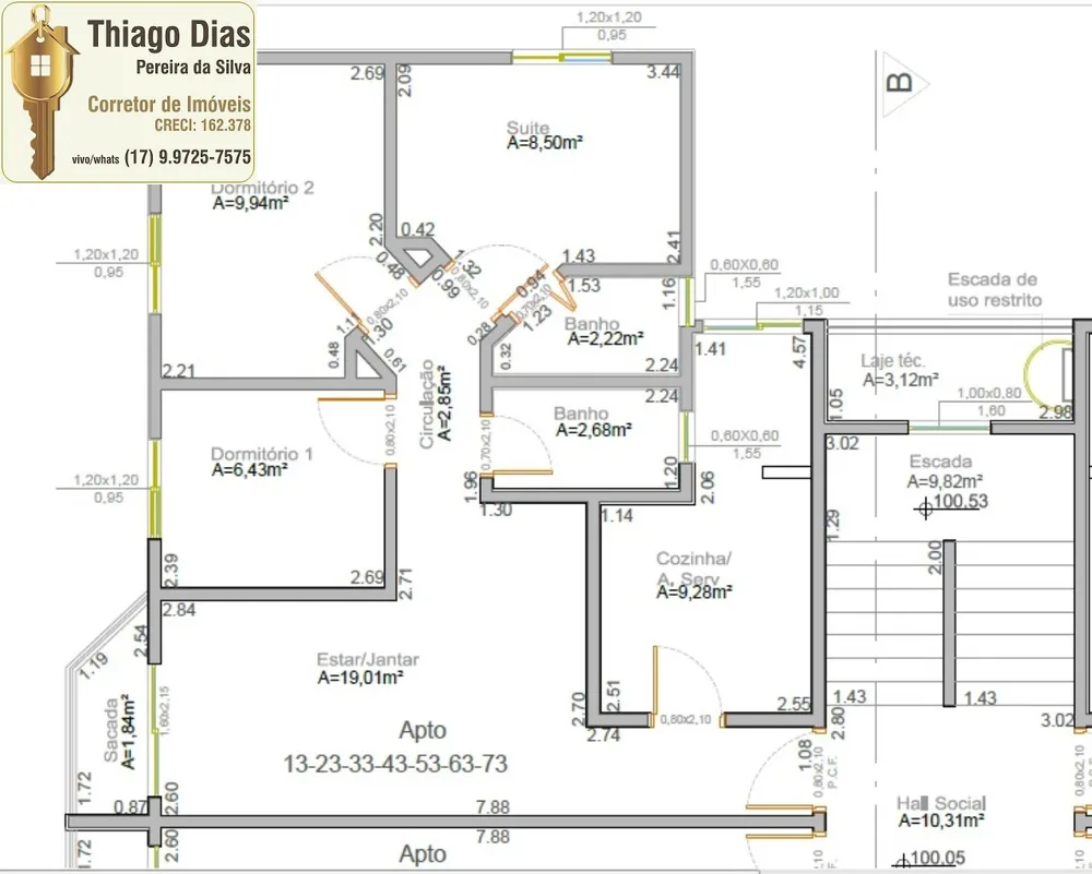 Apartamento, 3 quartos, 73 m² - Foto 15