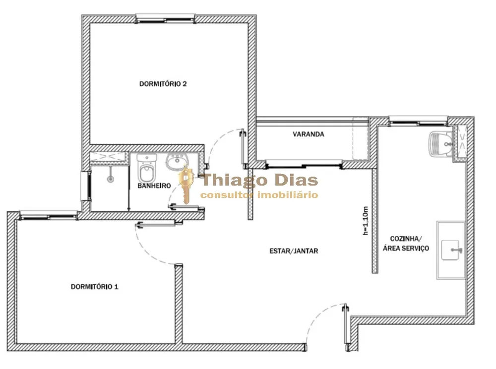 Apartamento, 2 quartos, 61 m² - Foto 12