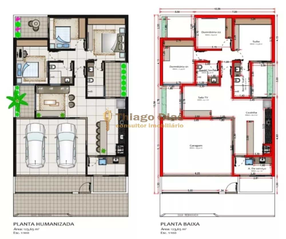 Casa à venda com 3 quartos, 123m² - Foto 1