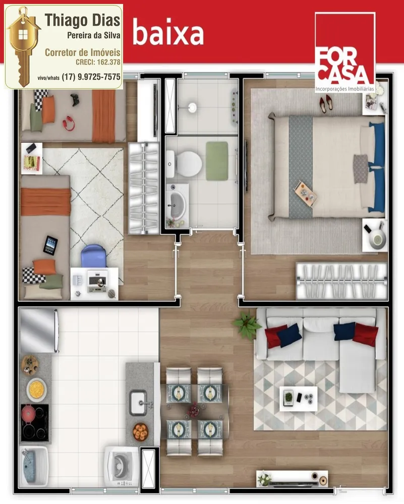 Apartamento, 2 quartos, 40 m² - Foto 15