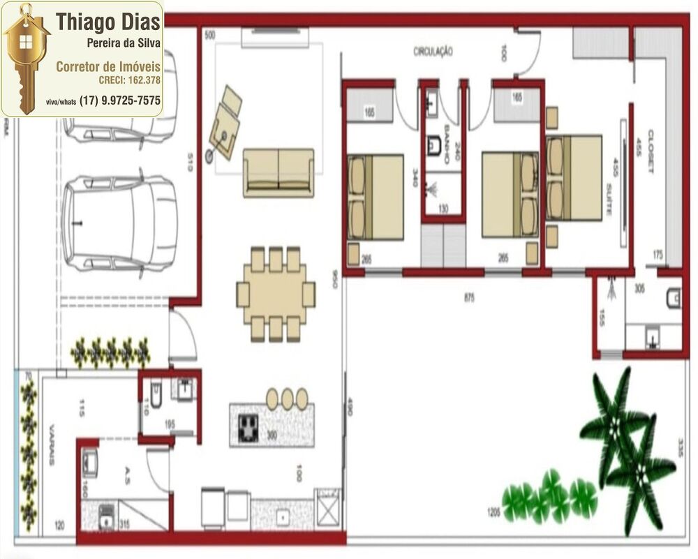 Casa, 3 quartos, 160 m² - Foto 1