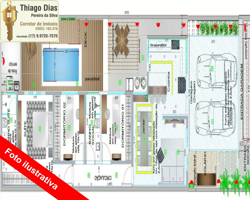 Casa à venda com 3 quartos, 120m² - Foto 2