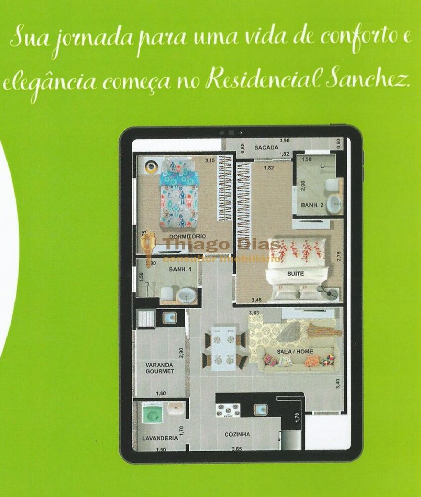 Apartamento, 2 quartos, 70 m² - Foto 3