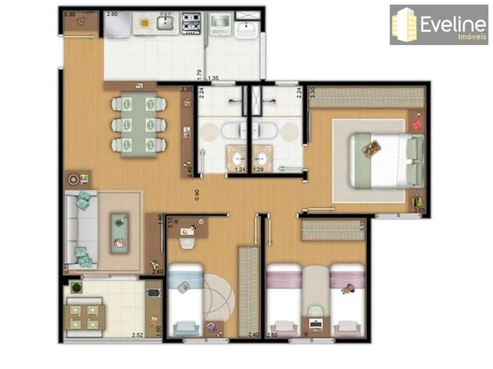 Apartamento, 2 quartos, 71 m² - Foto 12