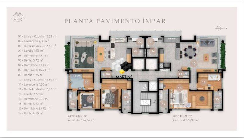 Apartamento, 3 quartos, 124 m² - Foto 13