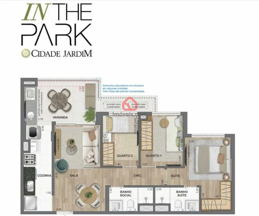 Apartamento, 3 quartos, 65 m² - Foto 2