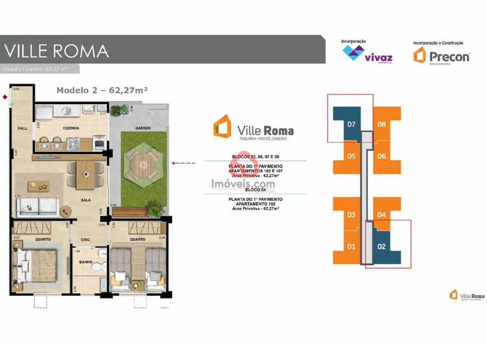 Apartamento, 2 quartos, 62 m² - Foto 9
