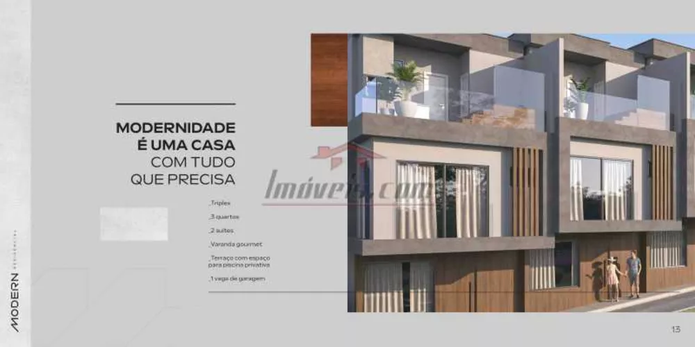 Casa de Condomínio, 3 quartos - Foto 2