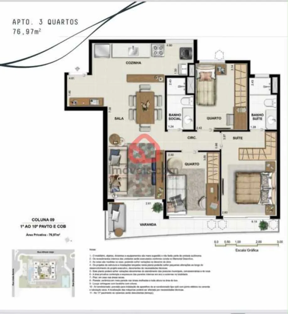 Apartamento, 3 quartos, 76 m² - Foto 15