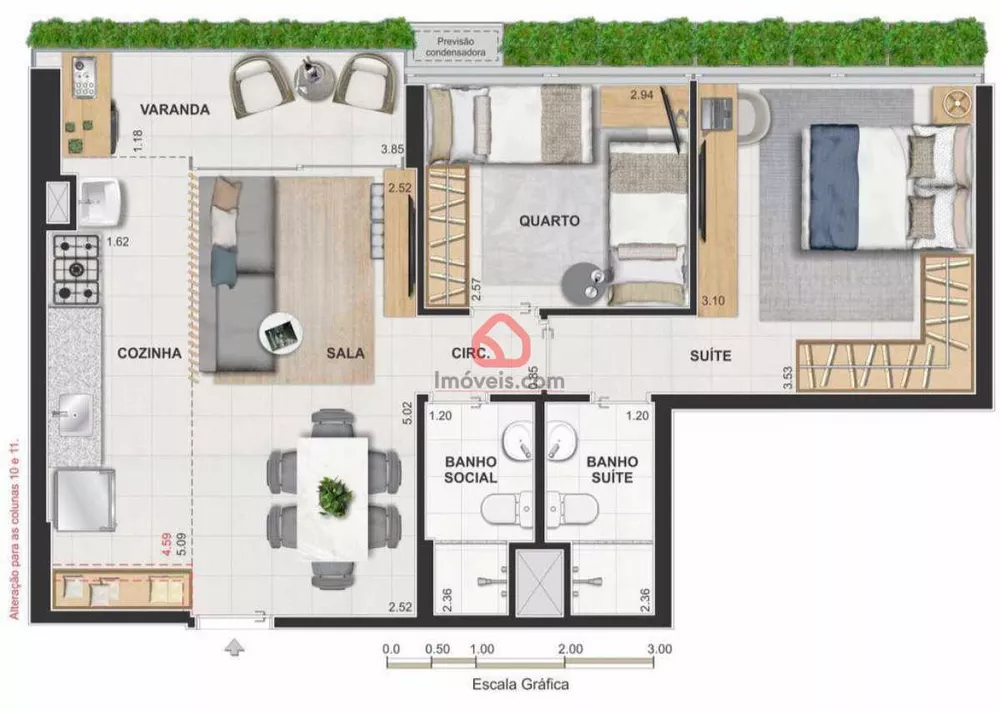 Apartamento, 2 quartos, 60 m² - Foto 7