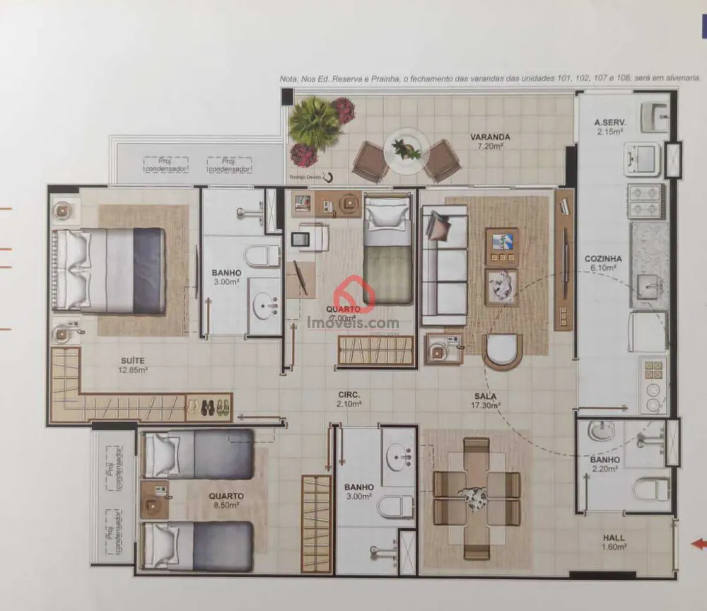 Apartamento, 3 quartos, 84 m² - Foto 16