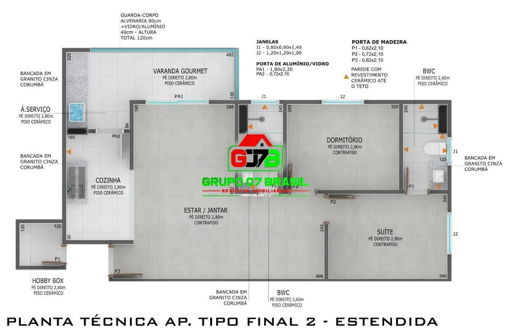 Apartamento, 2 quartos, 64 m² - Foto 7