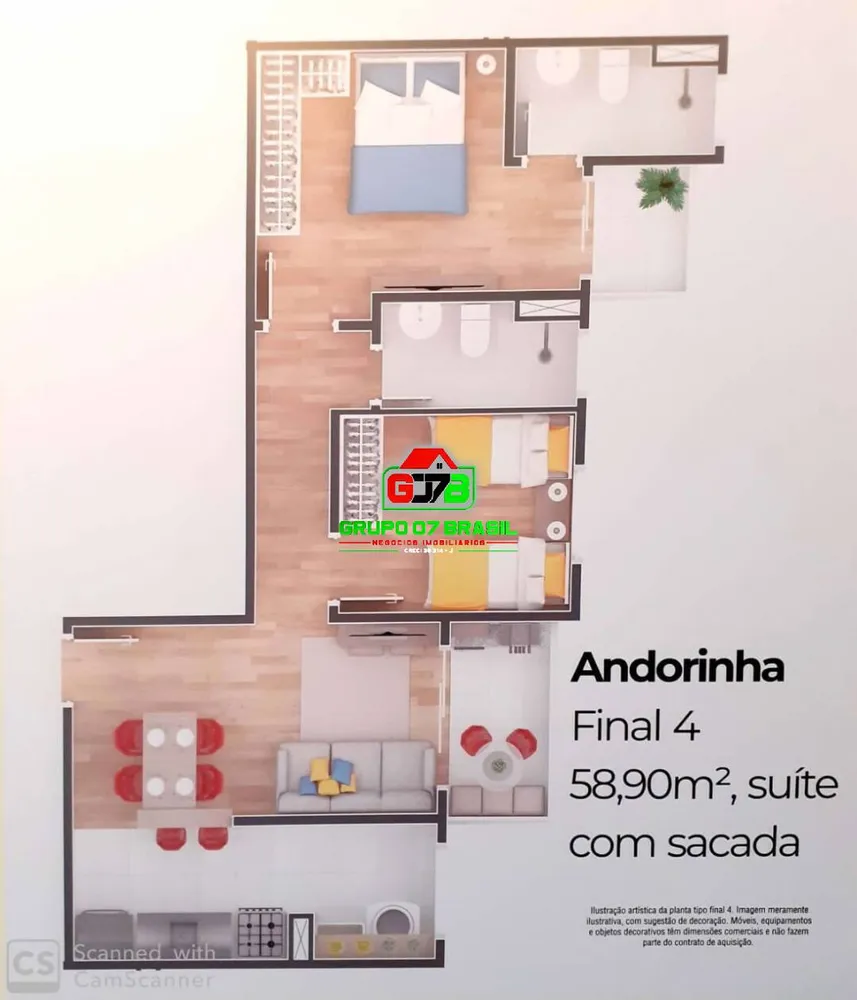Apartamento, 2 quartos, 53 m² - Foto 4