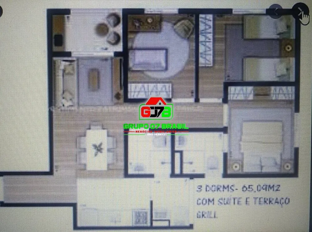 Apartamento, 3 quartos, 65 m² - Foto 4