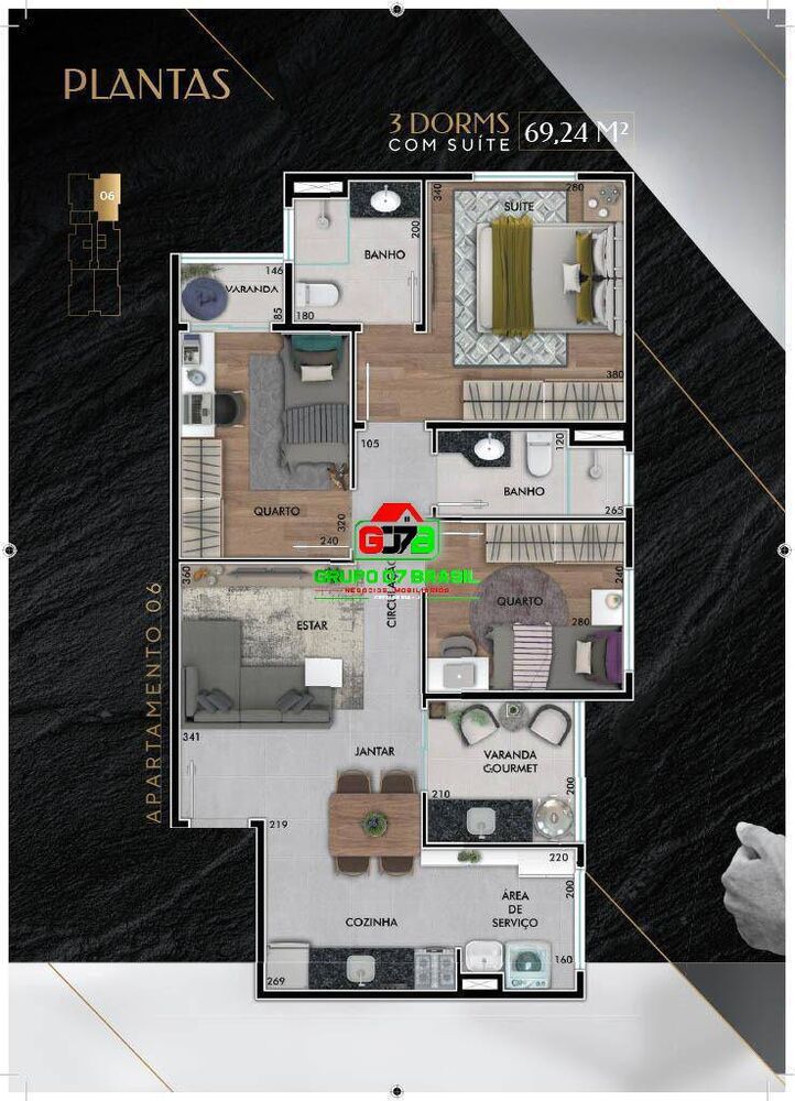 Apartamento, 2 quartos, 57 m² - Foto 4