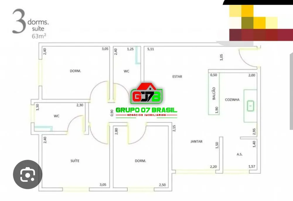 Apartamento, 3 quartos, 74 m² - Foto 12