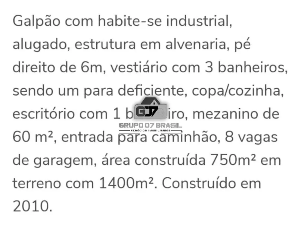 Depósito-Galpão, 750 m² - Foto 12