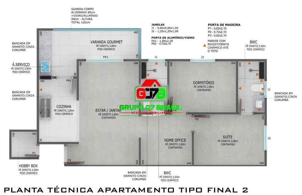 Apartamento à venda com 2 quartos, 64m² - Foto 20