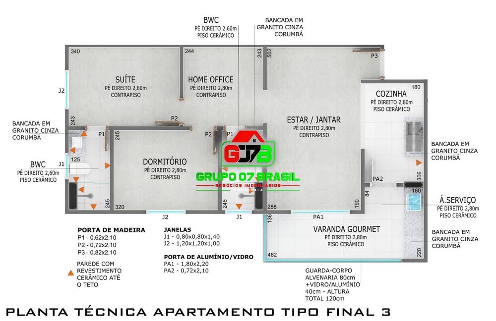 Apartamento à venda com 2 quartos, 64m² - Foto 10