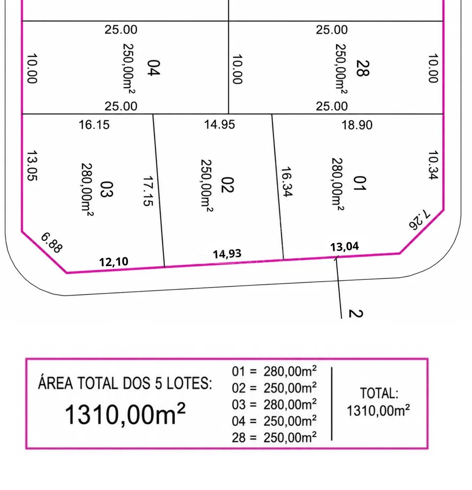 Loteamento e Condomínio, 1310 m² - Foto 4