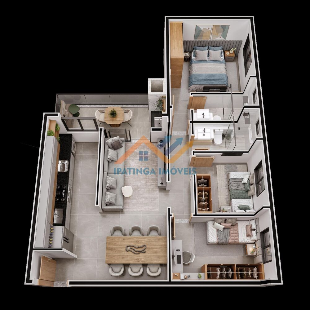 Apartamento à venda com 3 quartos, 82m² - Foto 4