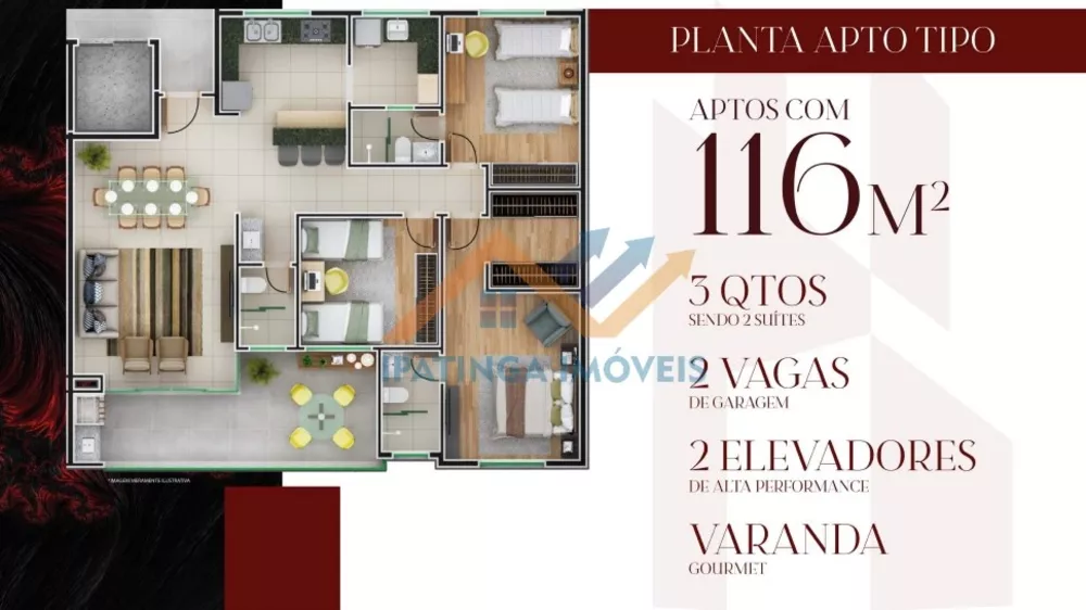 Apartamento, 3 quartos, 116 m² - Foto 5