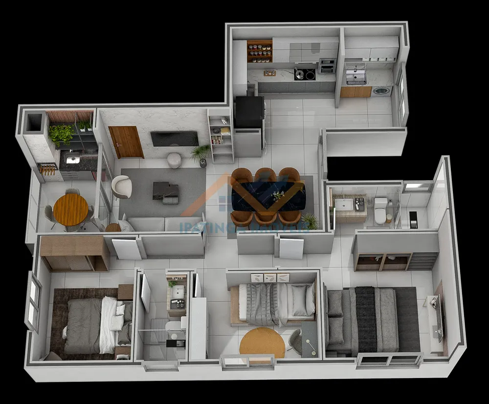 Apartamento, 3 quartos, 90 m² - Foto 6