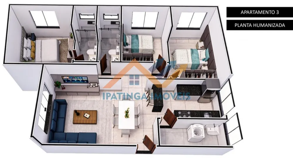 Apartamento, 3 quartos, 80 m² - Foto 3