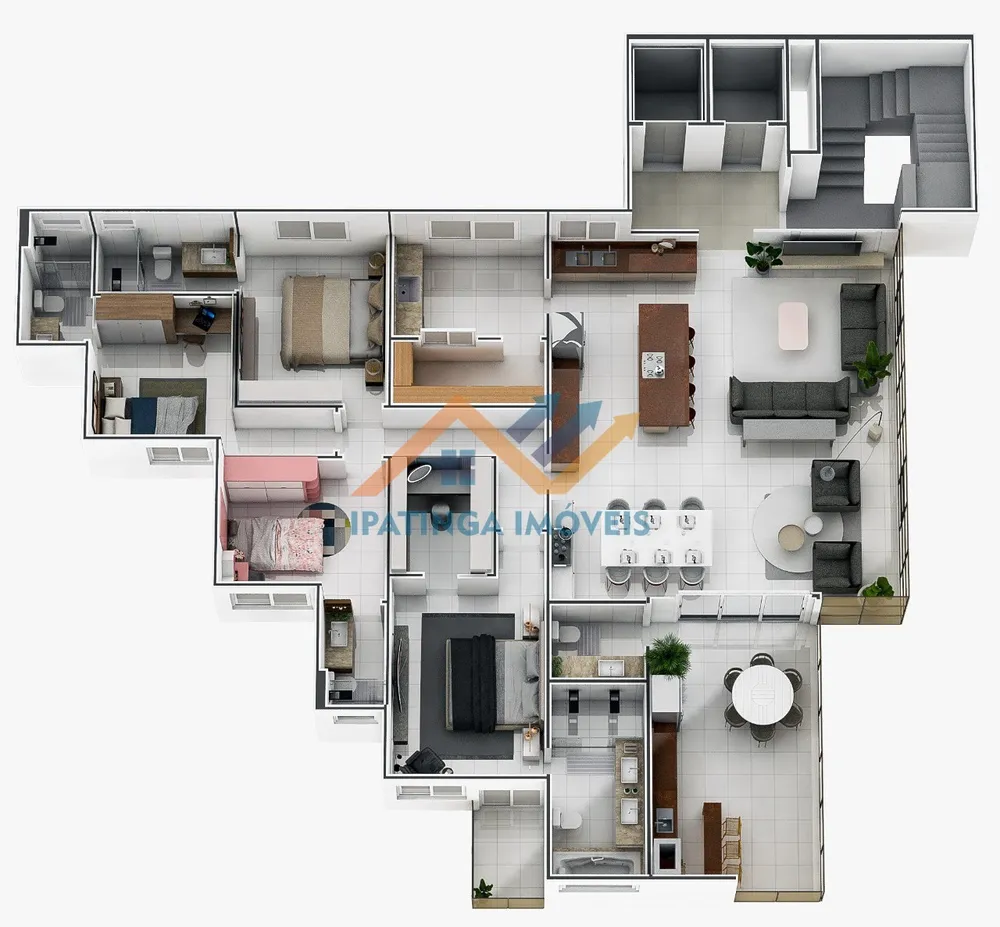 Apartamento, 4 quartos, 206 m² - Foto 3