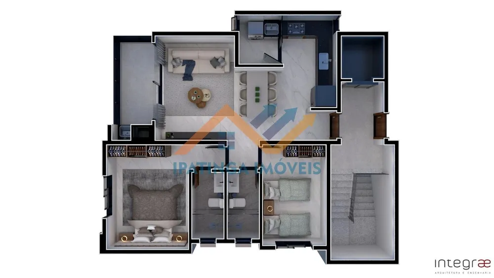 Apartamento, 3 quartos, 96 m² - Foto 2