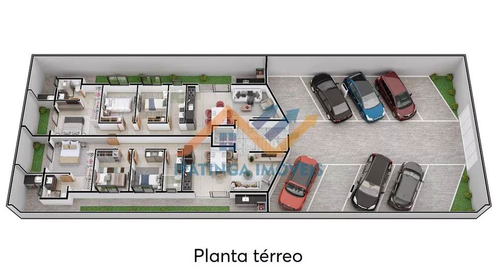 Apartamento à venda com 3 quartos, 100m² - Foto 3