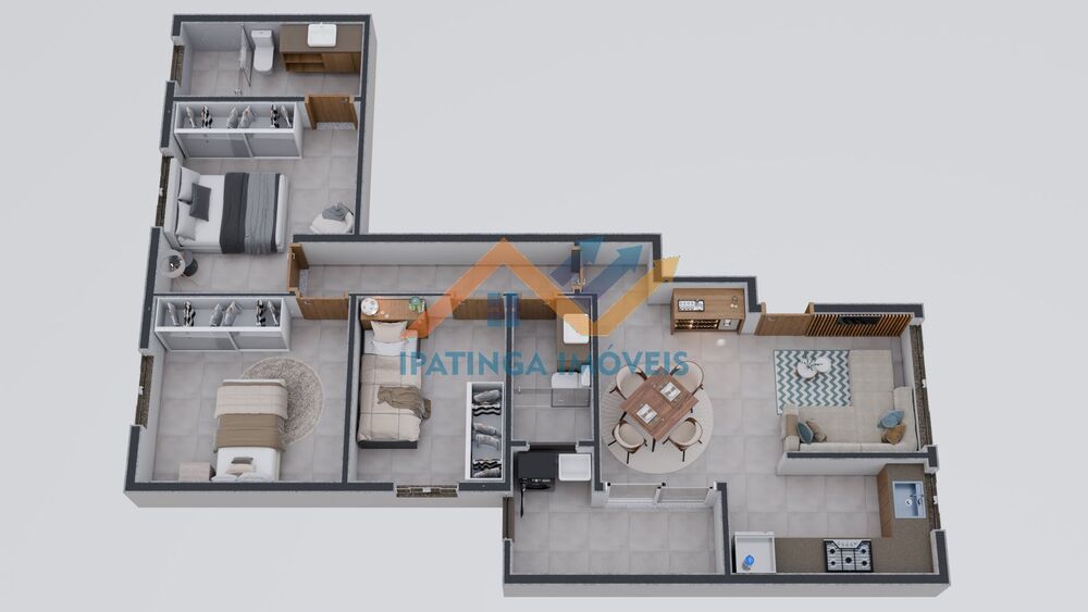 Apartamento, 3 quartos, 66 m² - Foto 4