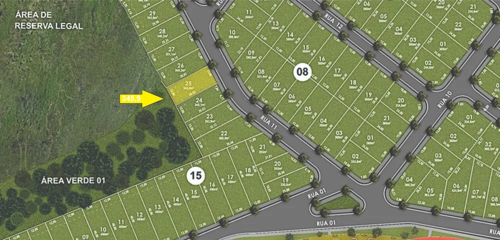 Terreno, 345 m² - Foto 12