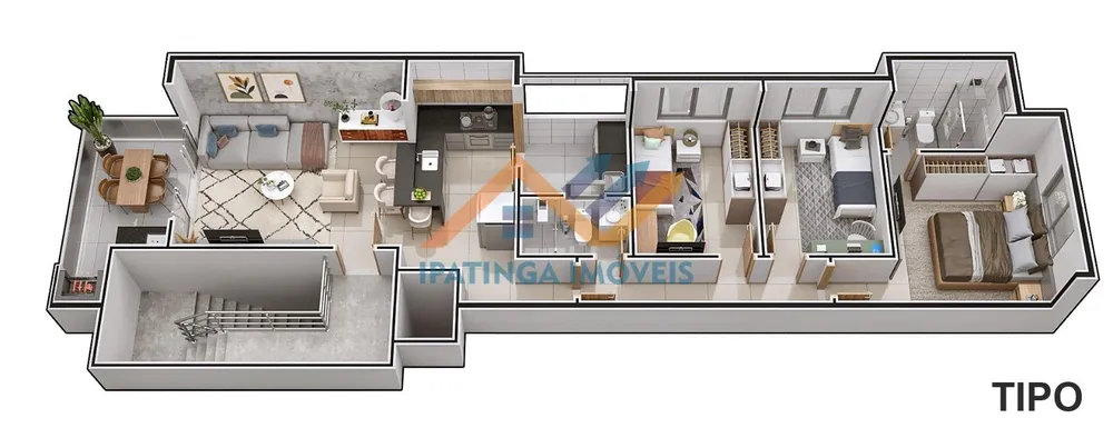 Apartamento, 3 quartos, 90 m² - Foto 4