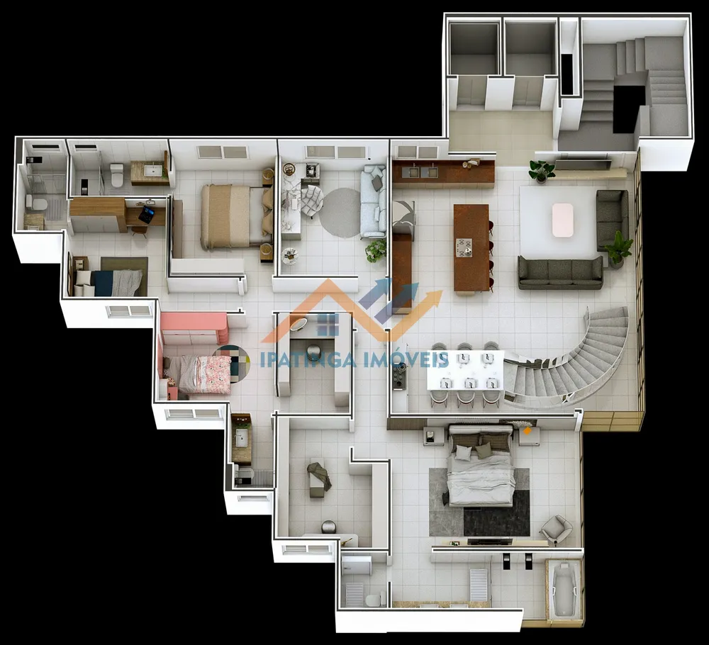 Apartamento, 4 quartos, 385 m² - Foto 2