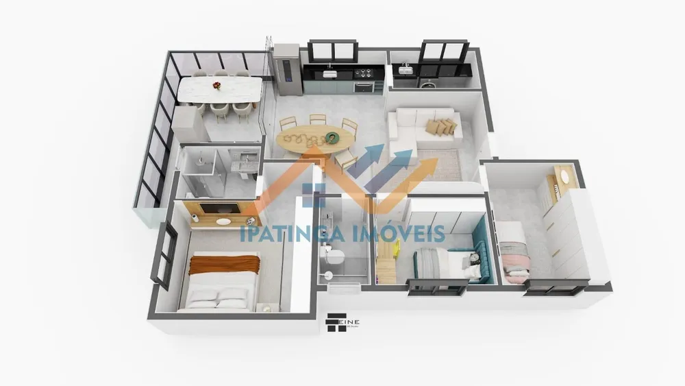 Apartamento, 3 quartos, 90 m² - Foto 3