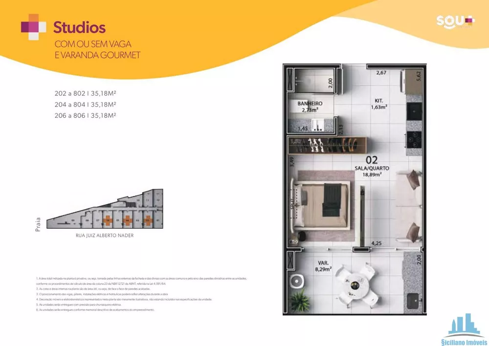 Apartamento, 1 quarto, 35 m² - Foto 41