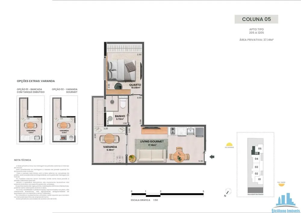 Apartamento, 1 quarto, 32 m² - Foto 9