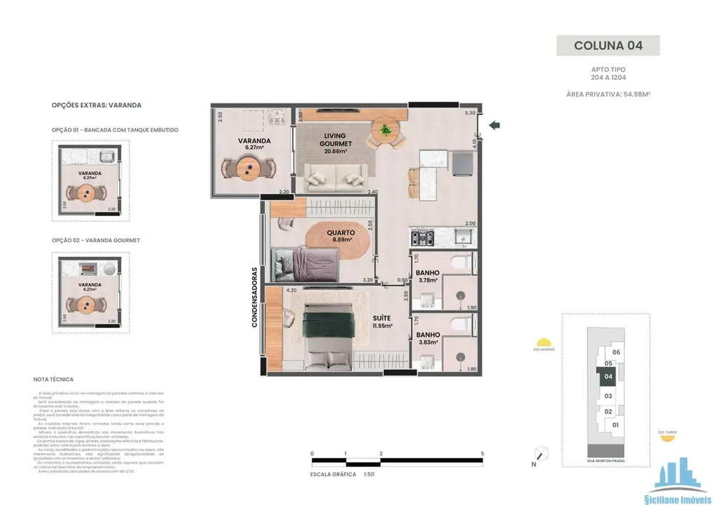 Apartamento, 2 quartos, 50 m² - Foto 26