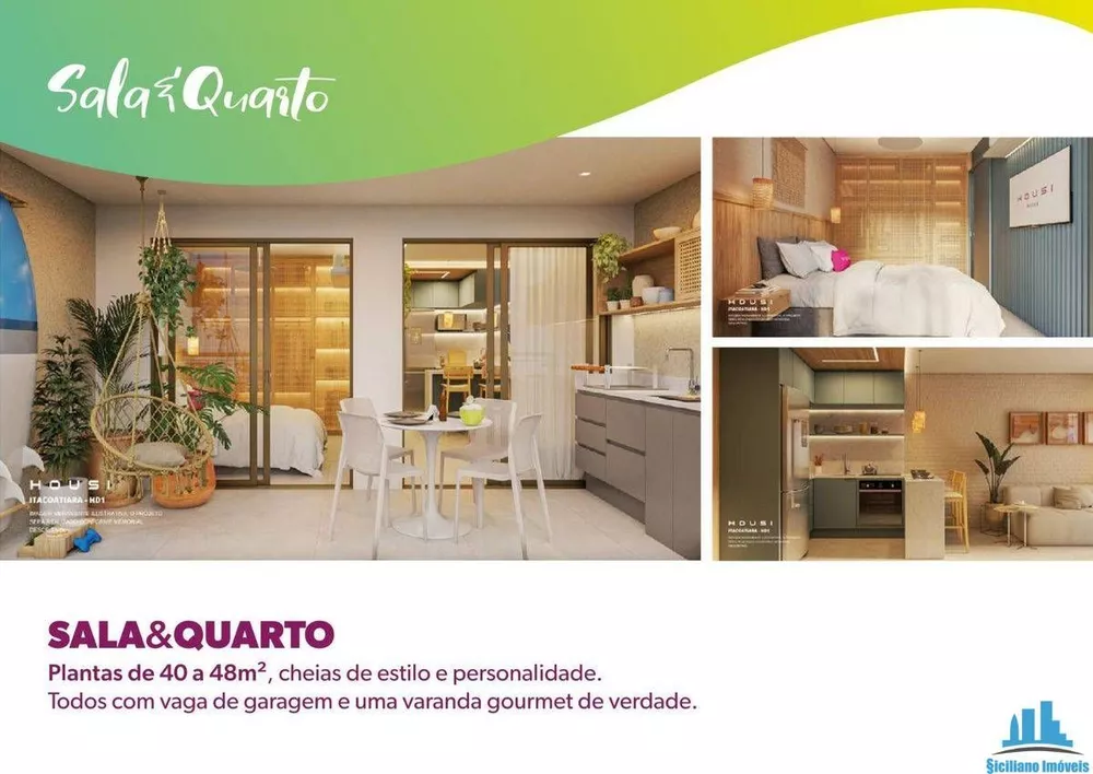 Flat/Apart Hotel, 1 quarto, 48 m² - Foto 1