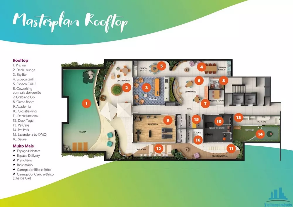 Flat/Apart Hotel, 1 quarto, 48 m² - Foto 31