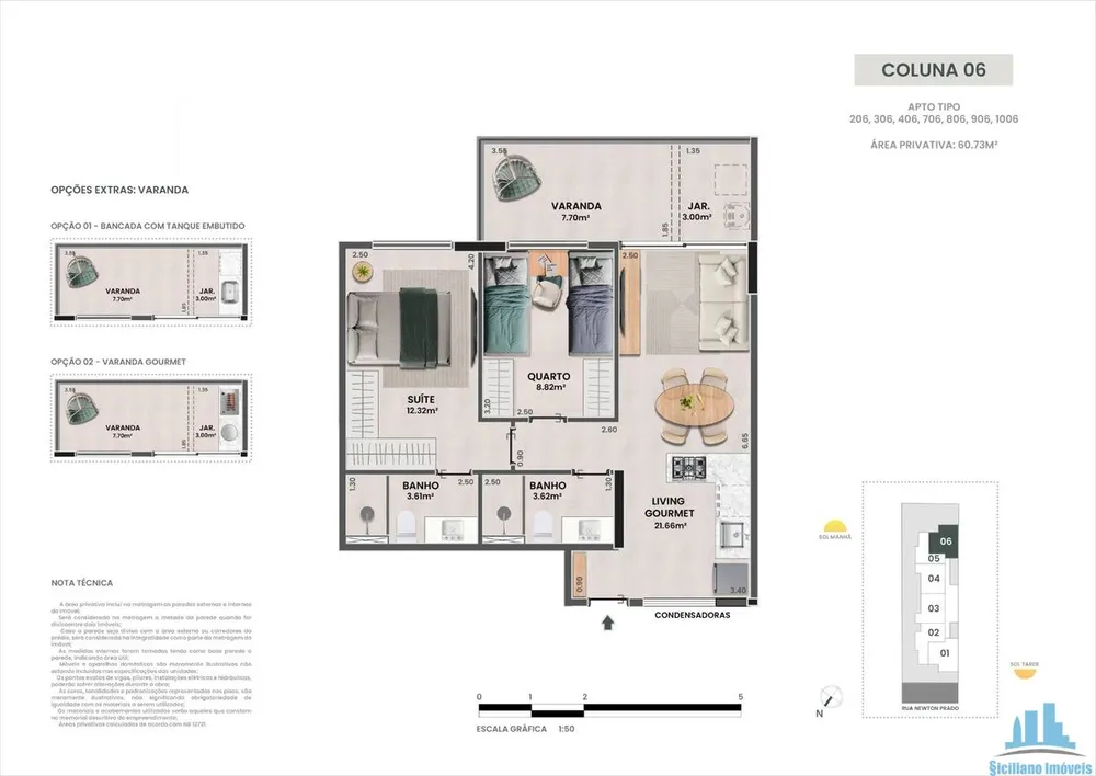 Apartamento, 2 quartos, 55 m² - Foto 7