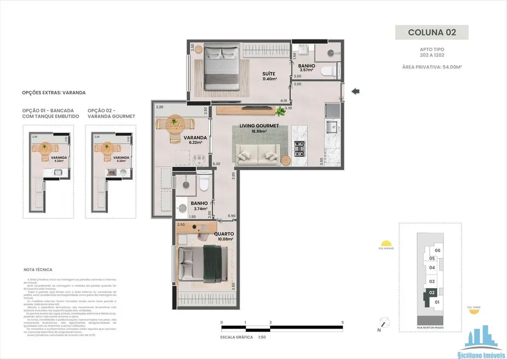Apartamento, 2 quartos, 50 m² - Foto 6