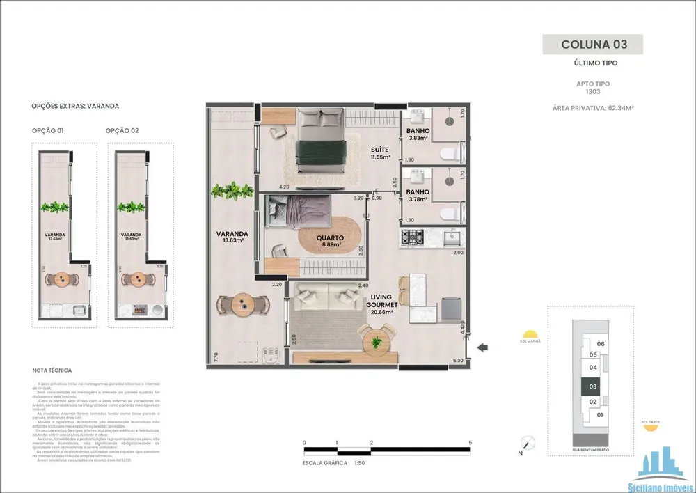 Apartamento, 2 quartos, 50 m² - Foto 15