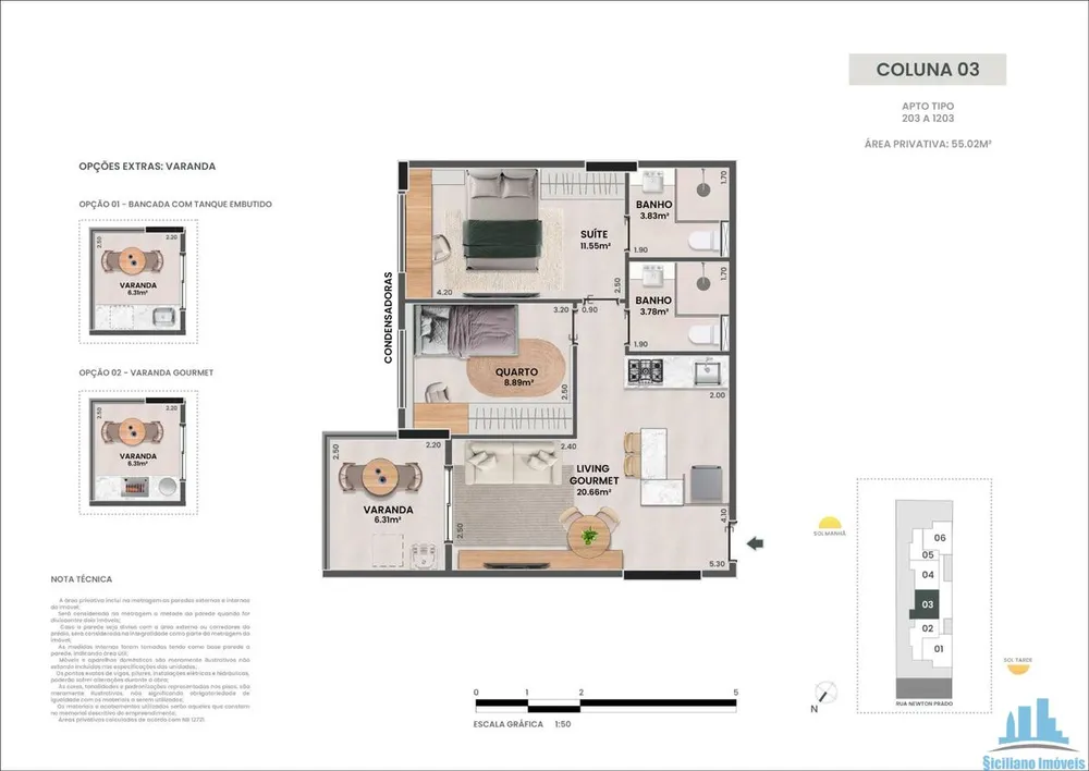 Apartamento, 2 quartos, 50 m² - Foto 28
