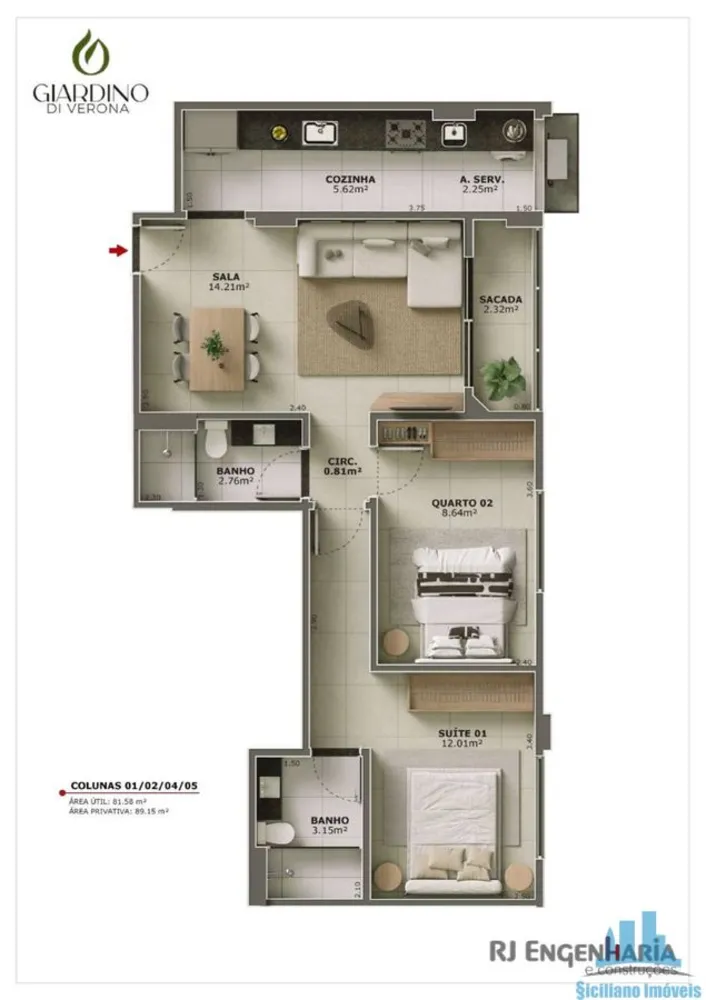 Apartamento, 3 quartos, 81 m² - Foto 10